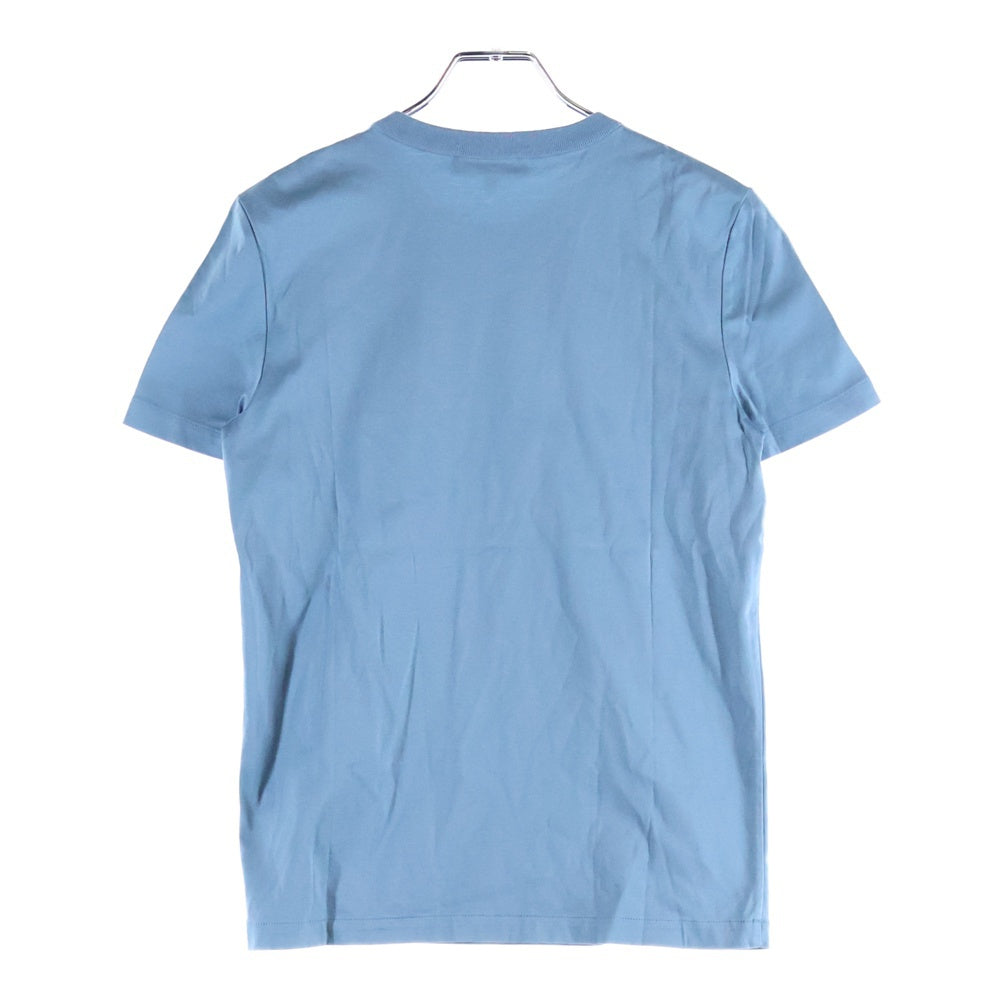 Loro Piana(ロロピアーナ) ロゴ刺繍 半袖Tシャツ クルーネックカットソー レディース ブルー