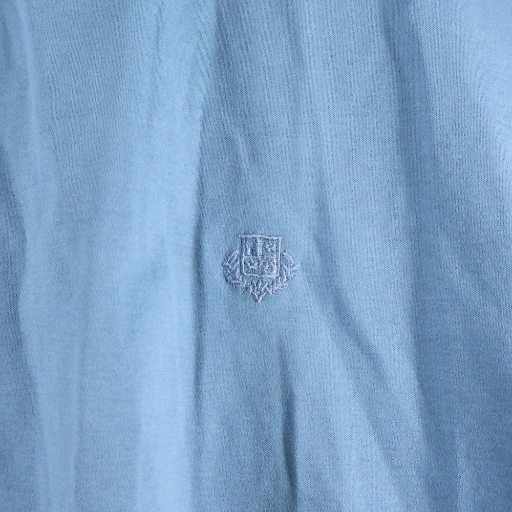 Loro Piana(ロロピアーナ) ロゴ刺繍 半袖Tシャツ クルーネックカットソー レディース ブルー