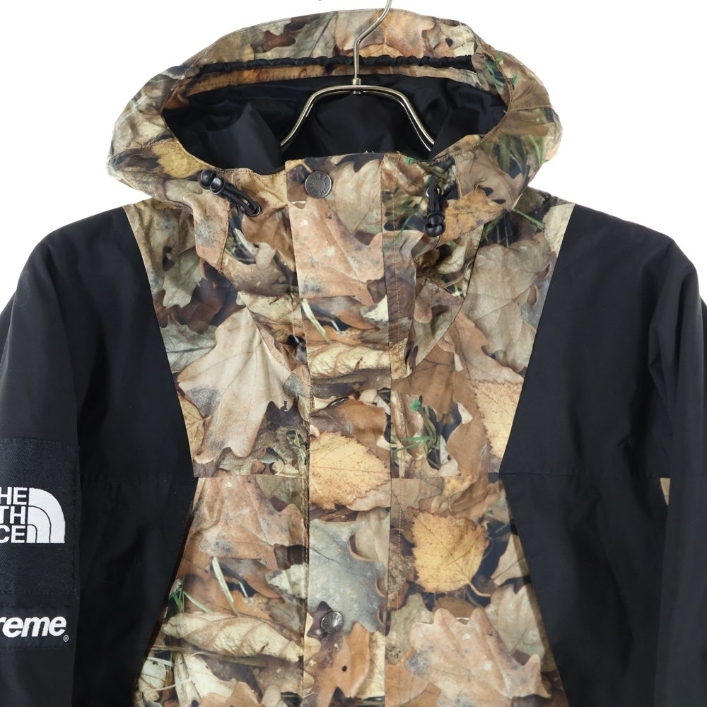 SUPREME(シュプリーム) 16AW ×THE NORTH FACE Mountain Light Jacket Leaves マウンテン ライト ジャケット リーブス 枯れ葉 ブラウン NP51601I