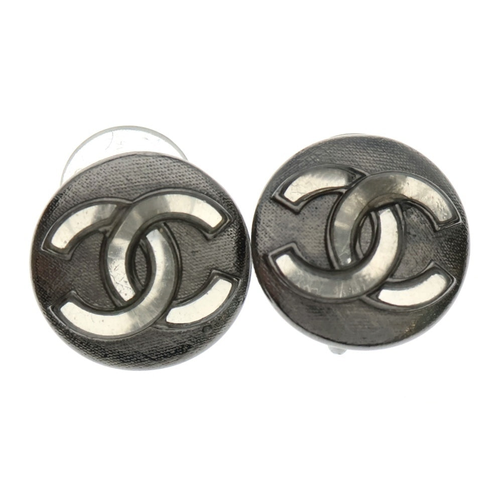 CHANEL(シャネル) ココマーク 円盤 イアリング シルバー