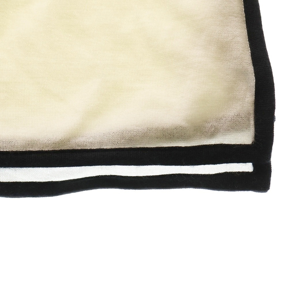 CHANEL(シャネル) ココマーク 大判スカーフ ホワイト/ブラック