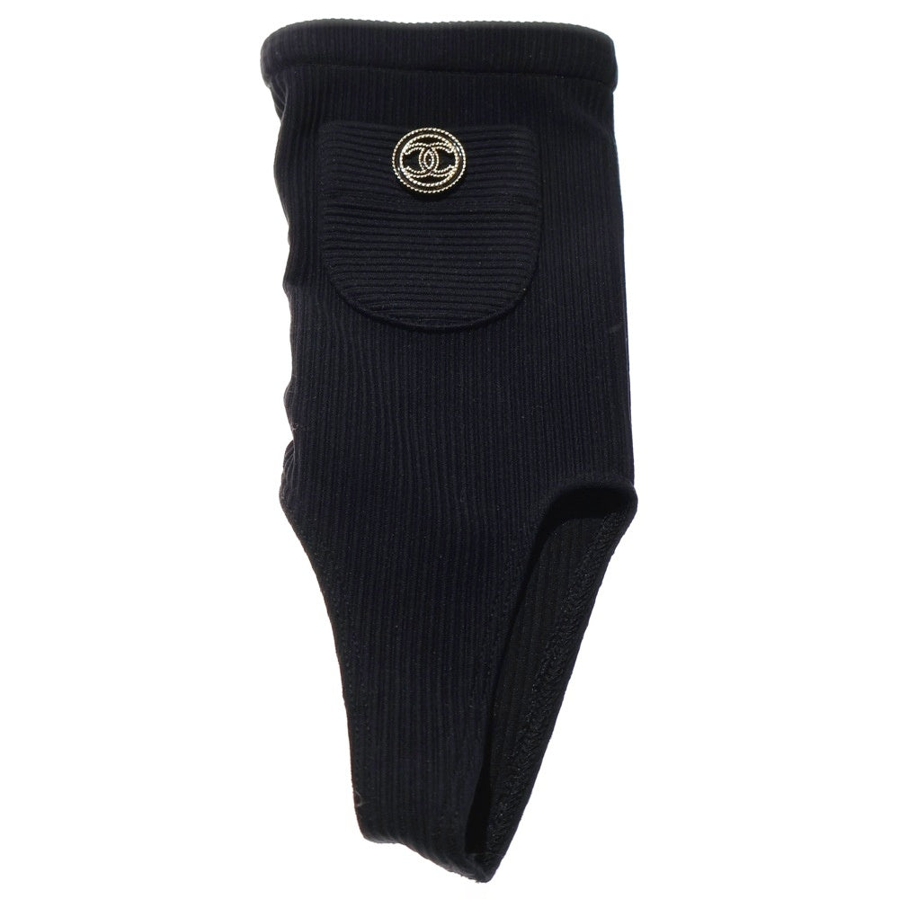 CHANEL(シャネル) ココマーク パテント ニットソックスブーツ ブラック G38555 レディース