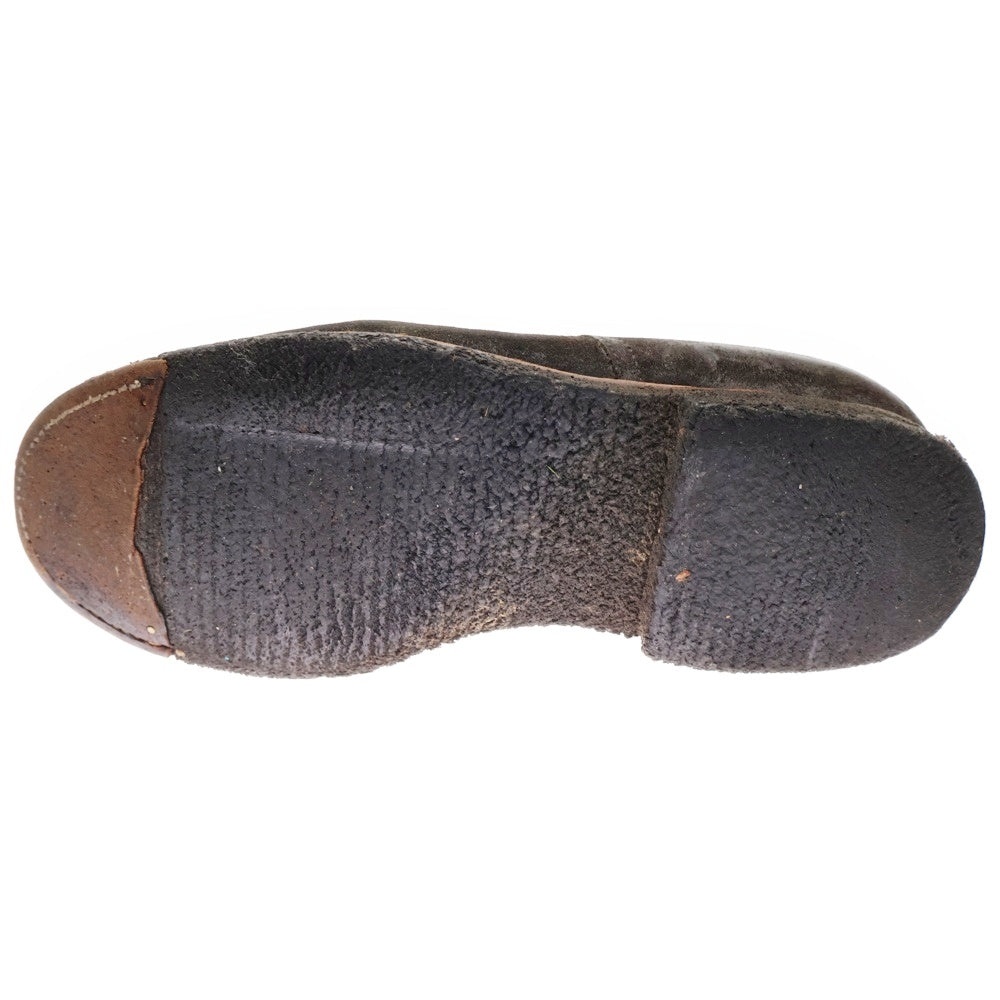 Alden(オールデン) 87521 スエード プレーントゥ レースアップレザーシューズ ブラウン