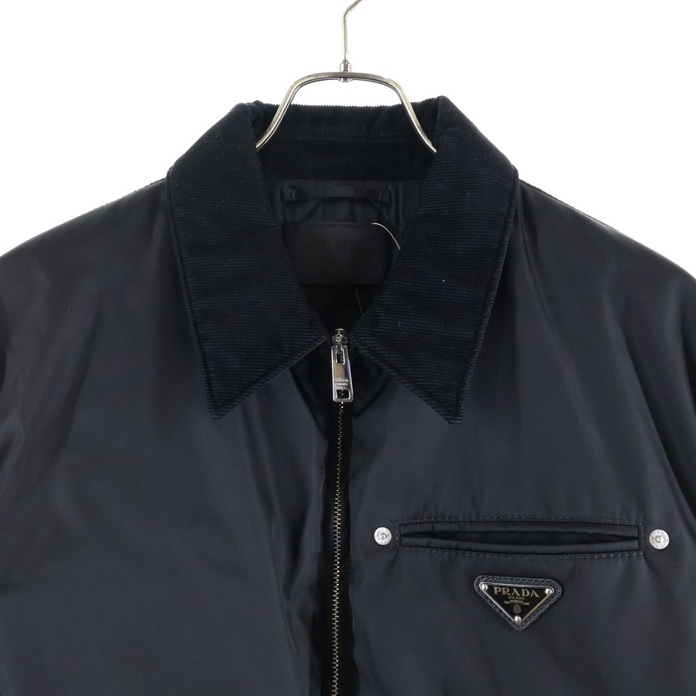 PRADA プラダ　ジャケット　ブラック　38 中古・古着通販】PRADA (プラダ) ダウンジャケット ブラック サイズ:38