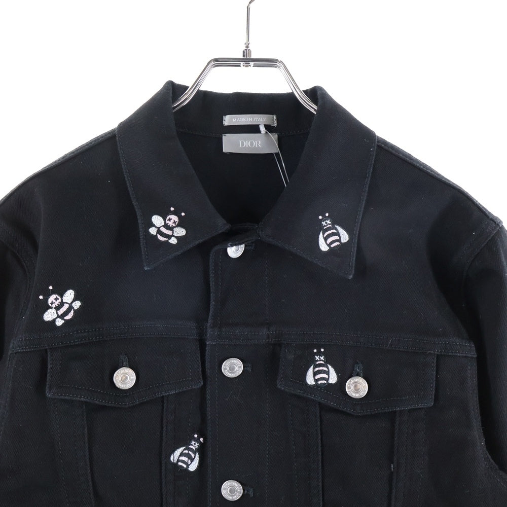 Dior ディオール　homme KAWS デニムジャケット Dior HOMME(ディオールオム) ×KAWS 19SS Bee刺繍 トラッカーデニム