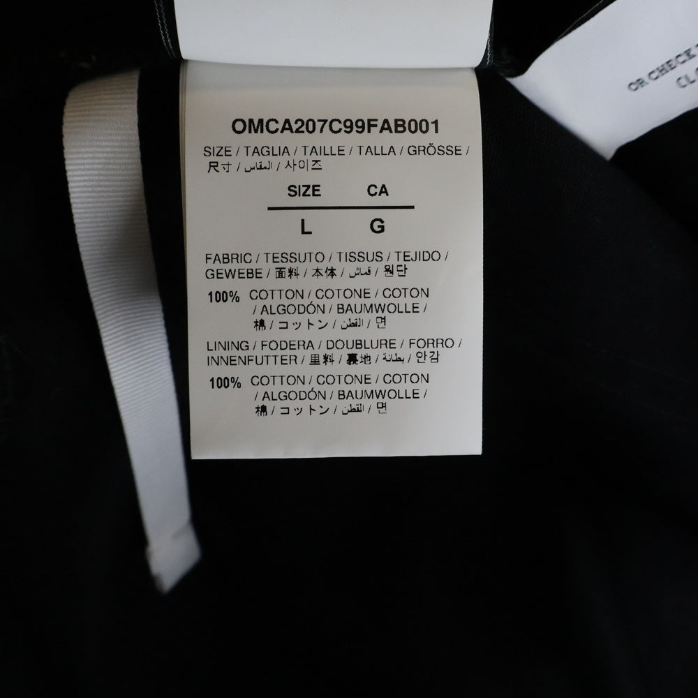 OFF-WHITE(オフホワイト) Pocket Carpenter Pants コットン カーペンターパンツ ブラック OMCA207C99FAB001