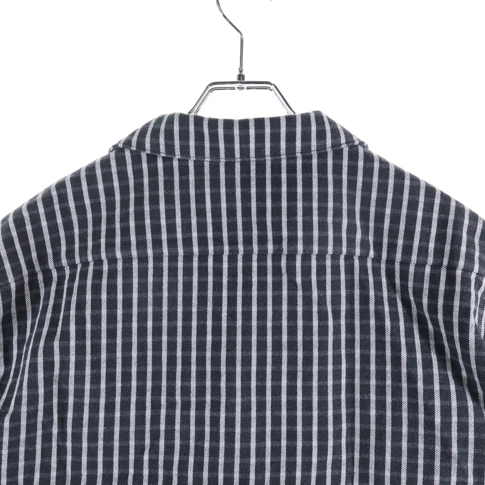 OFF-WHITE(オフホワイト) コットン チェッカー 半袖シャツ ブラック OMGA049S19D20021