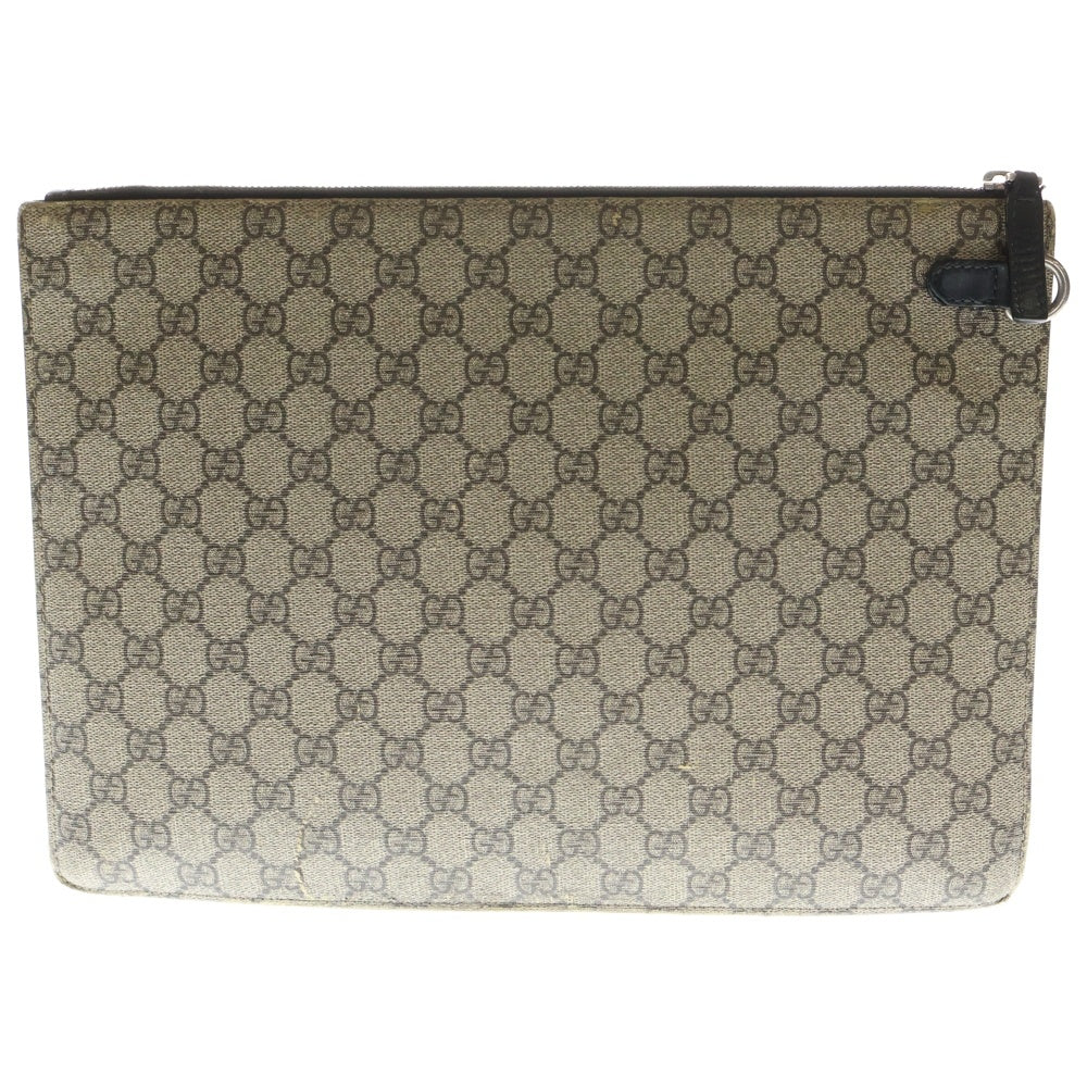 GUCCI(グッチ) GGスプリーム シェリーライン クラッチバッグ セカンドバッグ ベージュ 433655 204990 レディース