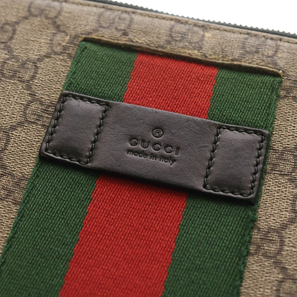 GUCCI(グッチ) GGスプリーム シェリーライン クラッチバッグ セカンドバッグ ベージュ 433655 204990 レディース