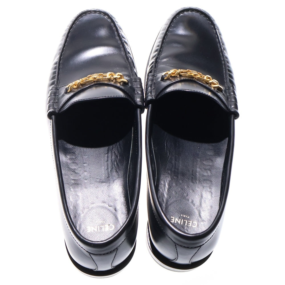 CELINE(セリーヌ) ルコ トリオンフ チェーン レザー ローファー