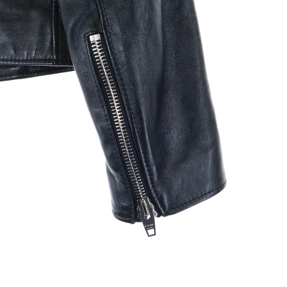 CELINE(セリーヌ) 24SS ソフトラムスキン クラシックストレートブルゾン レザージャケット ブラック 2EI02269L.38NO