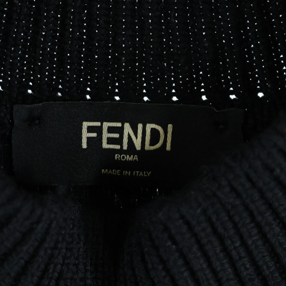 FENDI(フェンディ) モックネック ボア切り返し フロントデザイン