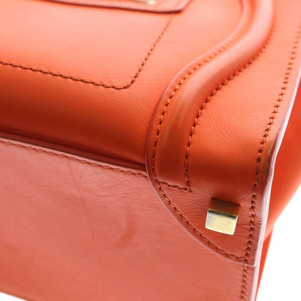 CELINE(セリーヌ) ラゲージ マイクロショッパー レザー ハンドバッグ