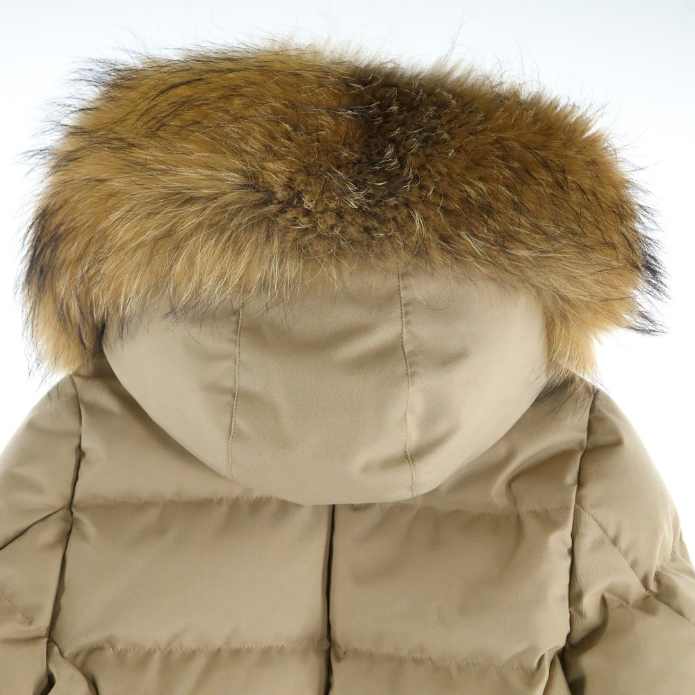 【お値下げ】PYRENEX GRENOBLEベージュ JP 36 PYRENEX(ピレネックス) GRENOBLE JACKET グルノーブル ファーフード