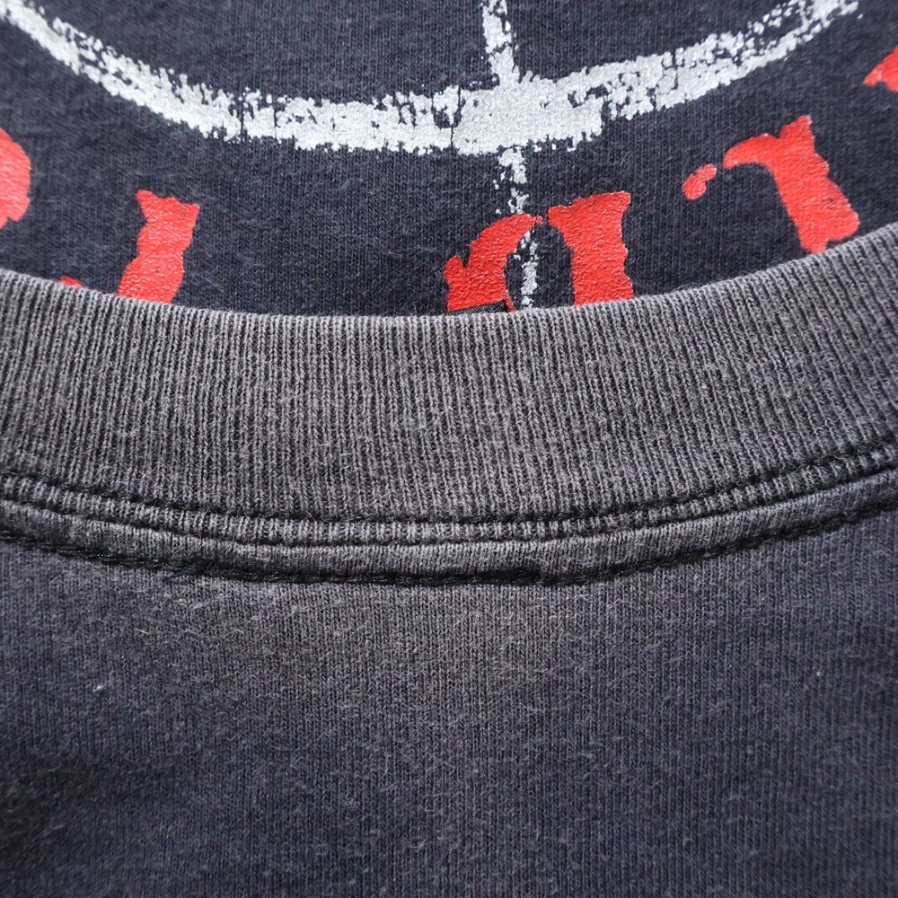 VINTAGE(ヴィンテージ) MEGADETH CRYPTIC WRITINGS WORLD TOUR 両面プリント クルーネック半袖Tシャツ ショートスリーブカットソー ブラック