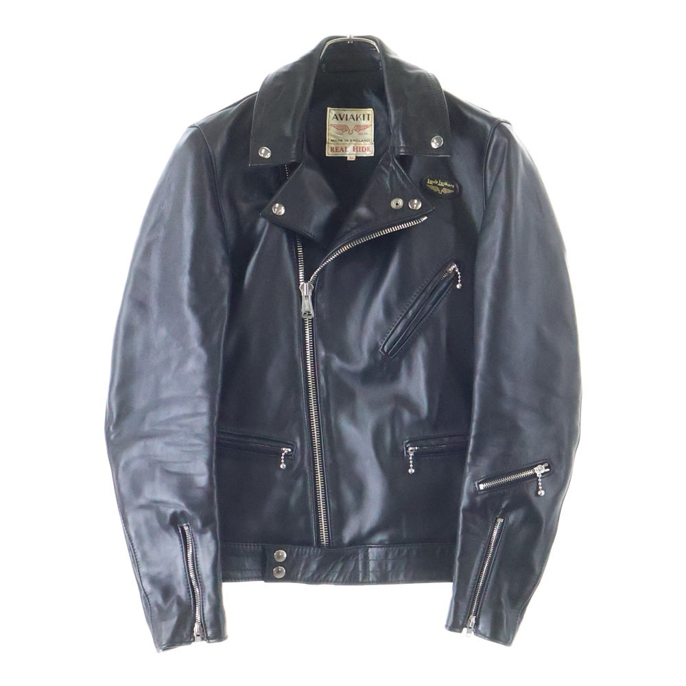 Lewis Leathers(ルイスレザー) 441T CYCLONE TIGHT FIT サイクロン タイトフィット ホースハイド ダブルライダース レザージャケット ブラック