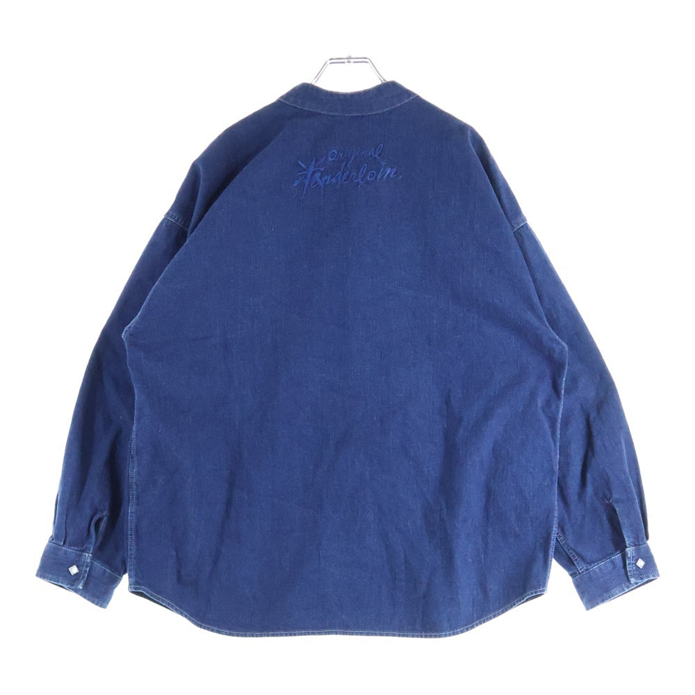 テンダーロイン　ロンT L/S ACID WASH G NAVY XL サイズ TENDERLOIN(テンダーロイン) DENIM SHT SNAP BUTTON WASH 長袖シャツ