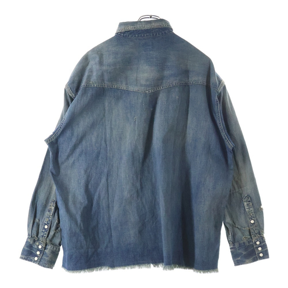 Saint Michael セントマイケル　デニムシャツ SAINT MICHAEL(セントマイケル) 23AW DENIM SHIRT 長袖 デニムシャツ