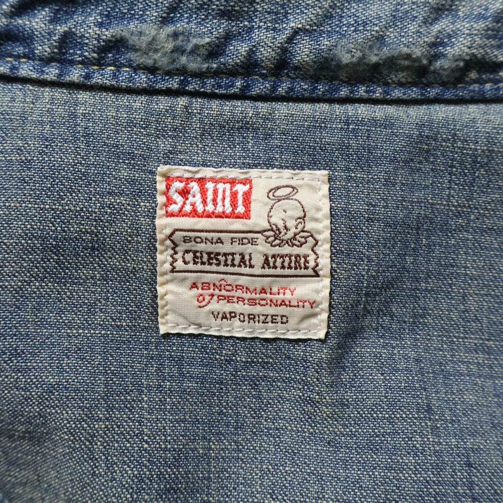 SAINT MICHAEL(セントマイケル) 23AW DENIM SHIRT 長袖 デニムシャツ