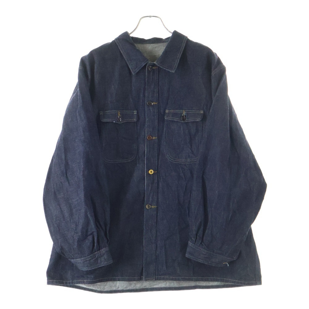 NO BRAND(ノーブランド) The Crooked Tailor ザ クルーキット テーラー オーバーサイズ デニムジャケット インディゴ