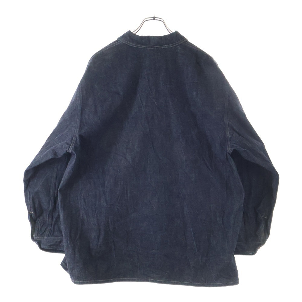 NO BRAND(ノーブランド) The Crooked Tailor ザ クルーキット テーラー オーバーサイズ デニムジャケット インディゴ