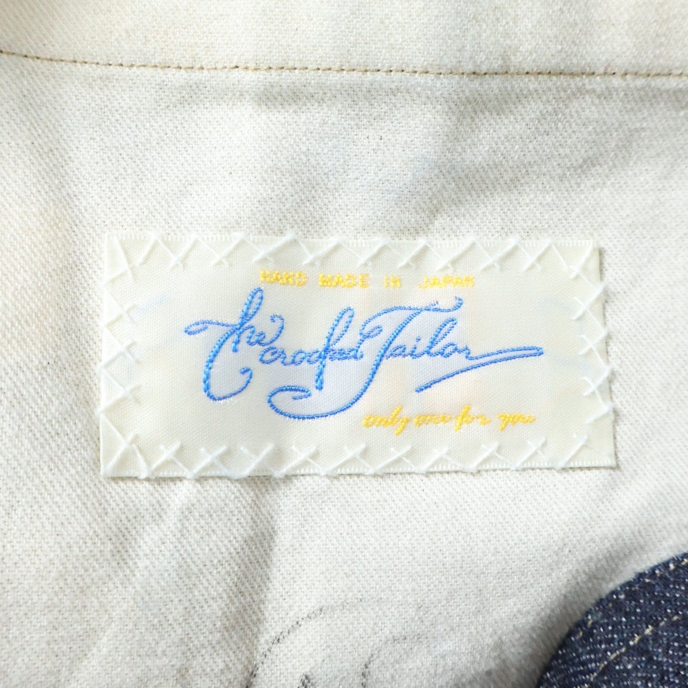 NO BRAND(ノーブランド) The Crooked Tailor ザ クルーキット テーラー オーバーサイズ デニムジャケット インディゴ