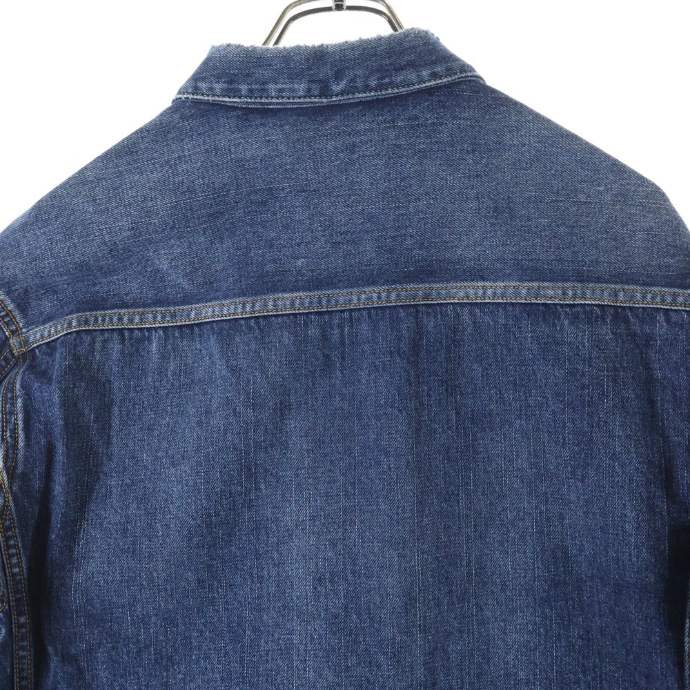 VISVIM(ヴィスヴィム) 23AW SS 101 JKT ペイント加工 デニムジャケット インディゴ 0123205006004