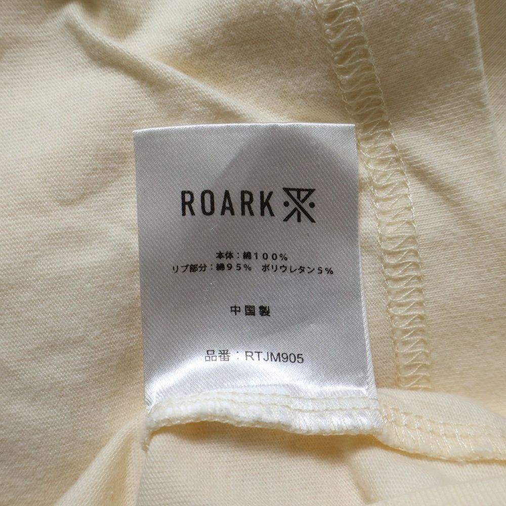 NO BRAND(ノーブランド) ROARK REVIVAL TASTE OF TAHITI TEE ロアーク リバイバル クルーネック 半袖Tシャツ ベージュ RTJM905
