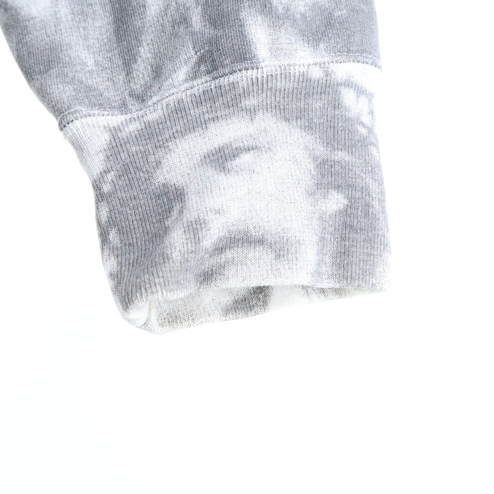 SUPREME(シュプリーム) 18AW Jesus and Mary Hooded Sweatshirt 総柄 ジーザスアンドマリア プルオーバースウェットパーカー グレー/ホワイト