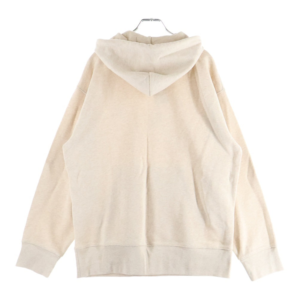 ACNE(アクネ) フェイス ロゴ パッチ プルオーバーパーカー 長袖 フーディー アイボリー FA-UX-SWEA000078