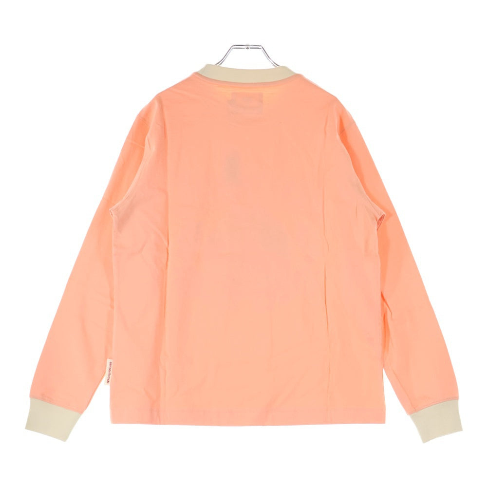 NO BRAND(ノーブランド) EPT NIBBLE SURF LONGSLEEVE 長袖 クルーネック カットソー ロンT オレンジ レディース