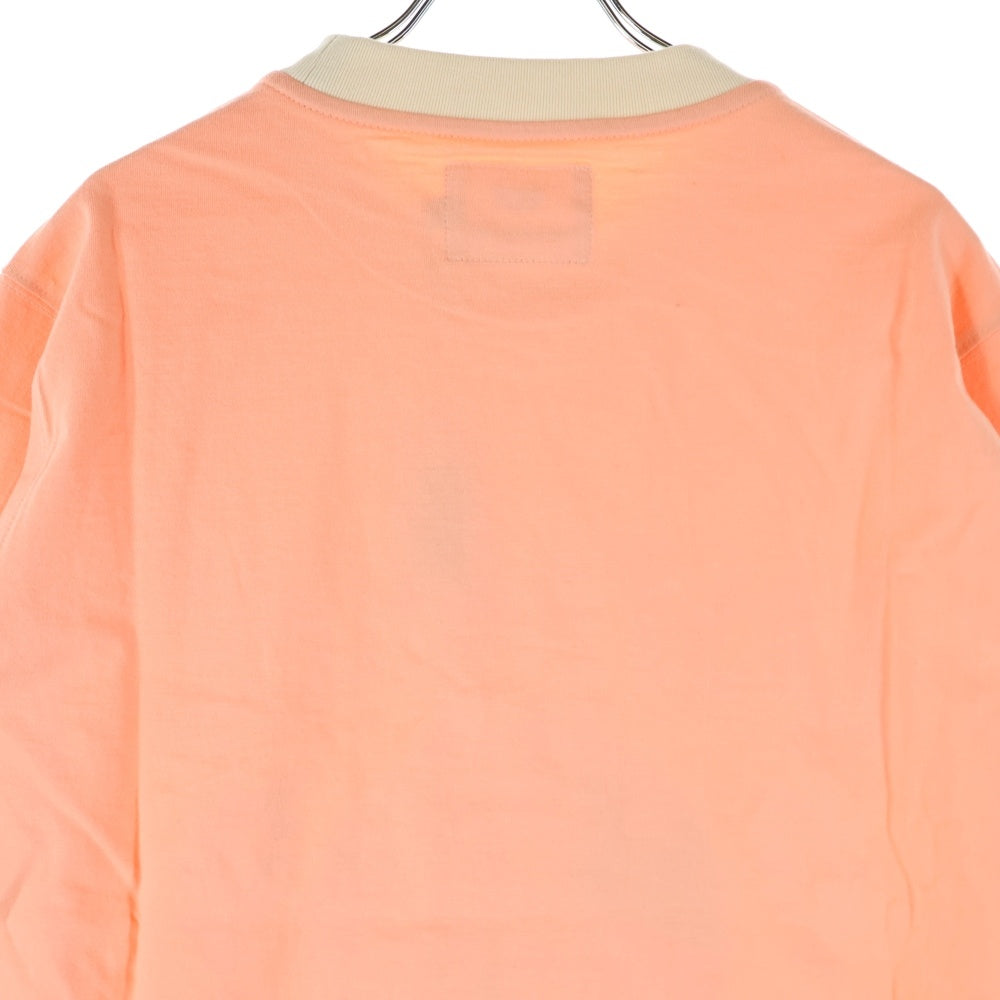 NO BRAND(ノーブランド) EPT NIBBLE SURF LONGSLEEVE 長袖 クルーネック カットソー ロンT オレンジ レディース