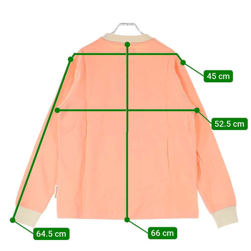 NO BRAND(ノーブランド) EPT NIBBLE SURF LONGSLEEVE 長袖 クルーネック カットソー ロンT オレンジ レディース