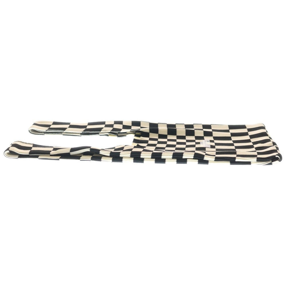 LASTFRAME(ラストフレーム) ICHIMATSU MARKET BAG 市松模様 マーケットハンドバッグ チェッカーフラッグ ブラック/ホワイト レディース