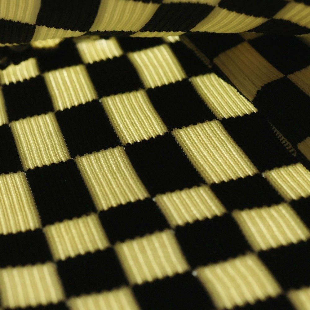 LASTFRAME(ラストフレーム) ICHIMATSU MARKET BAG 市松模様 マーケットハンドバッグ チェッカーフラッグ ブラック/ホワイト レディース