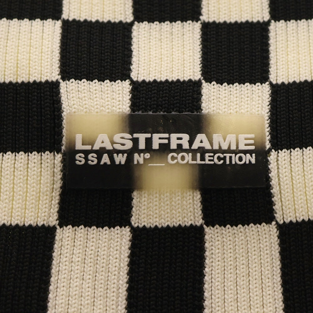 LASTFRAME(ラストフレーム) ICHIMATSU MARKET BAG 市松模様 マーケットハンドバッグ チェッカーフラッグ ブラック/ホワイト レディース
