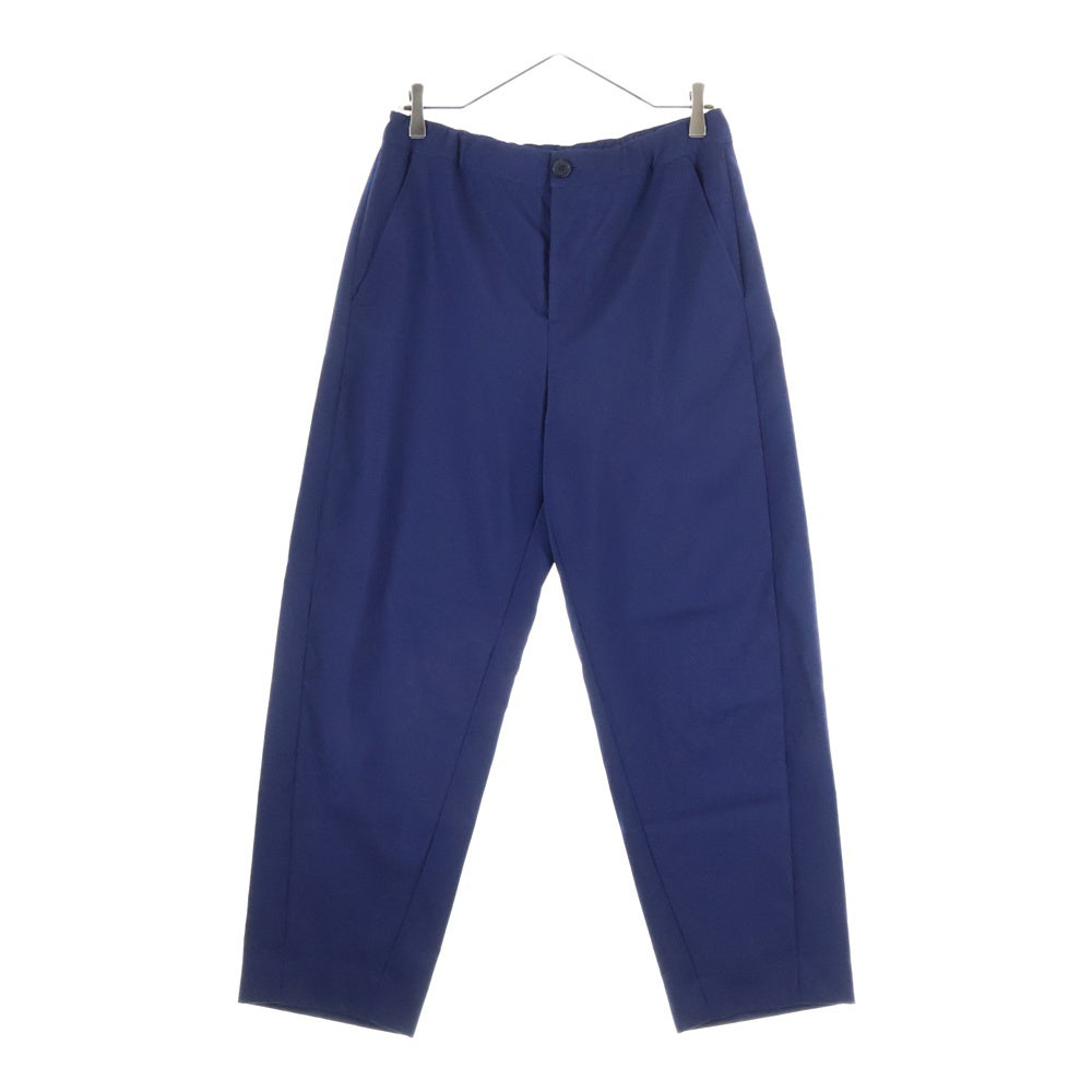 MARNI(マルニ) 24AW ウールトロピカルシャーリングテーパードパンツ ボタンフライ ウール レディース ネイビー PAMA0482UD