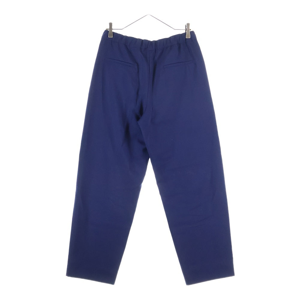 MARNI(マルニ) 24AW ウールトロピカルシャーリングテーパードパンツ ボタンフライ ウール レディース ネイビー PAMA0482UD