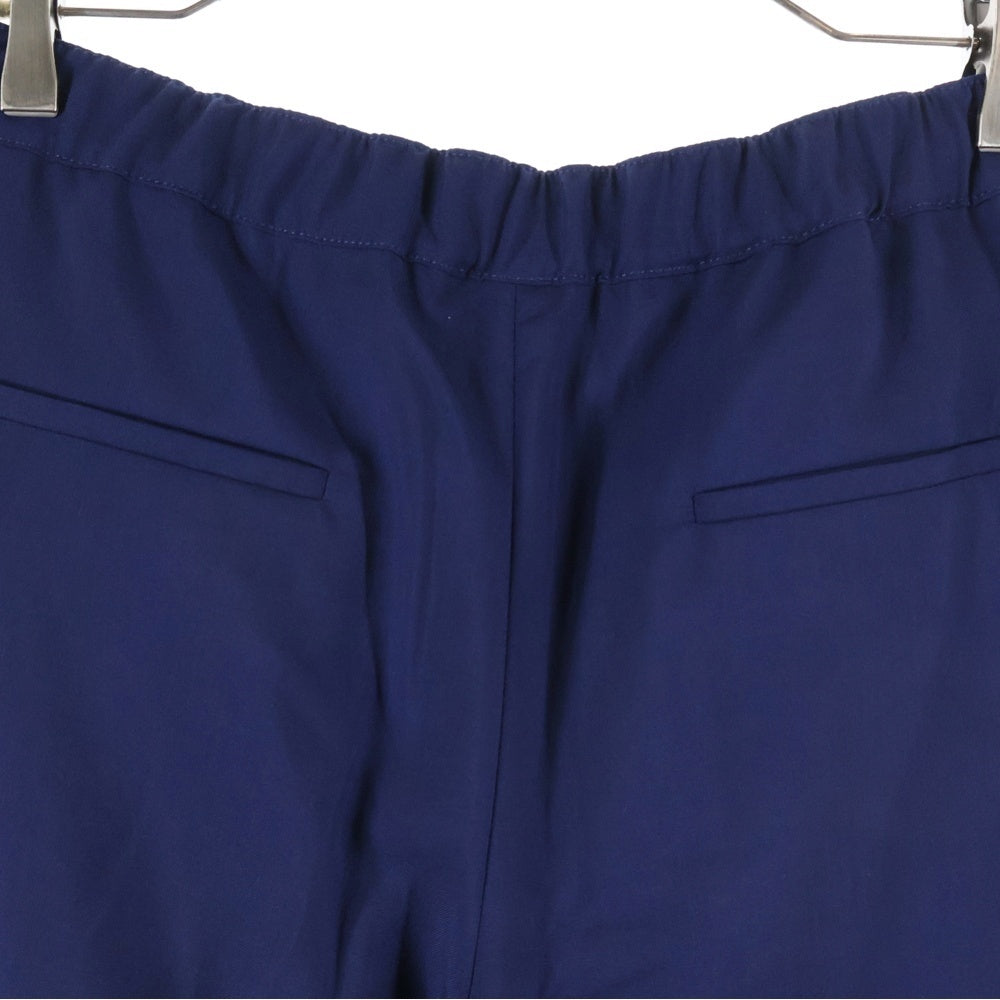 MARNI(マルニ) 24AW ウールトロピカルシャーリングテーパードパンツ ボタンフライ ウール レディース ネイビー PAMA0482UD