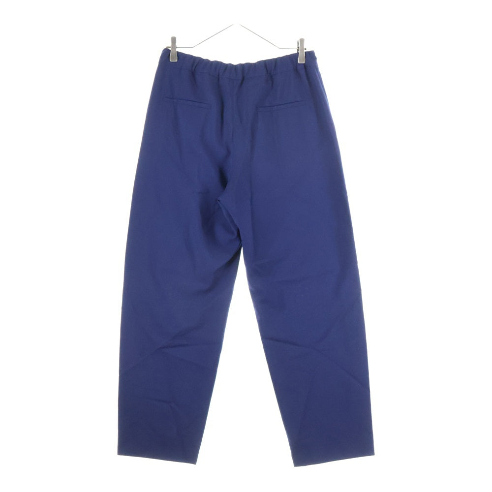 MARNI(マルニ) 24AW ウールトロピカルシャーリングテーパードパンツ ボタンフライ ウール レディース ネイビー PAMA0482UD