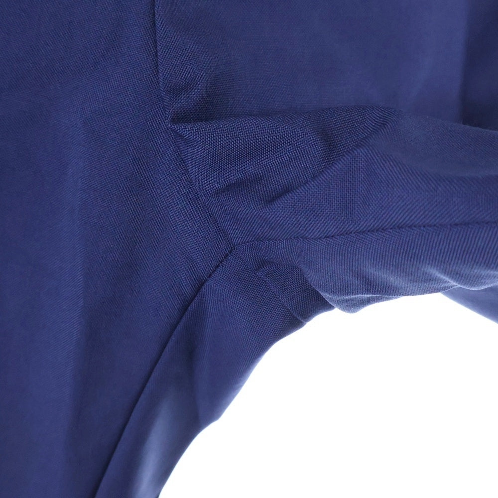 MARNI(マルニ) 24AW ウールトロピカルシャーリングテーパードパンツ ボタンフライ ウール レディース ネイビー PAMA0482UD