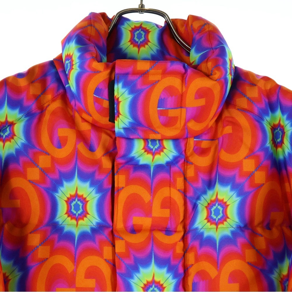 GUCCI(グッチ) GGスプリーム サイケデリック 総柄 ダウンジャケット