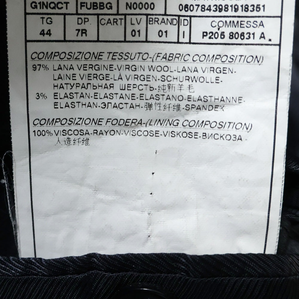 DOLCE & GABBANA(ドルチェアンドガッバーナ) ウール テーラードジャケット ブラック