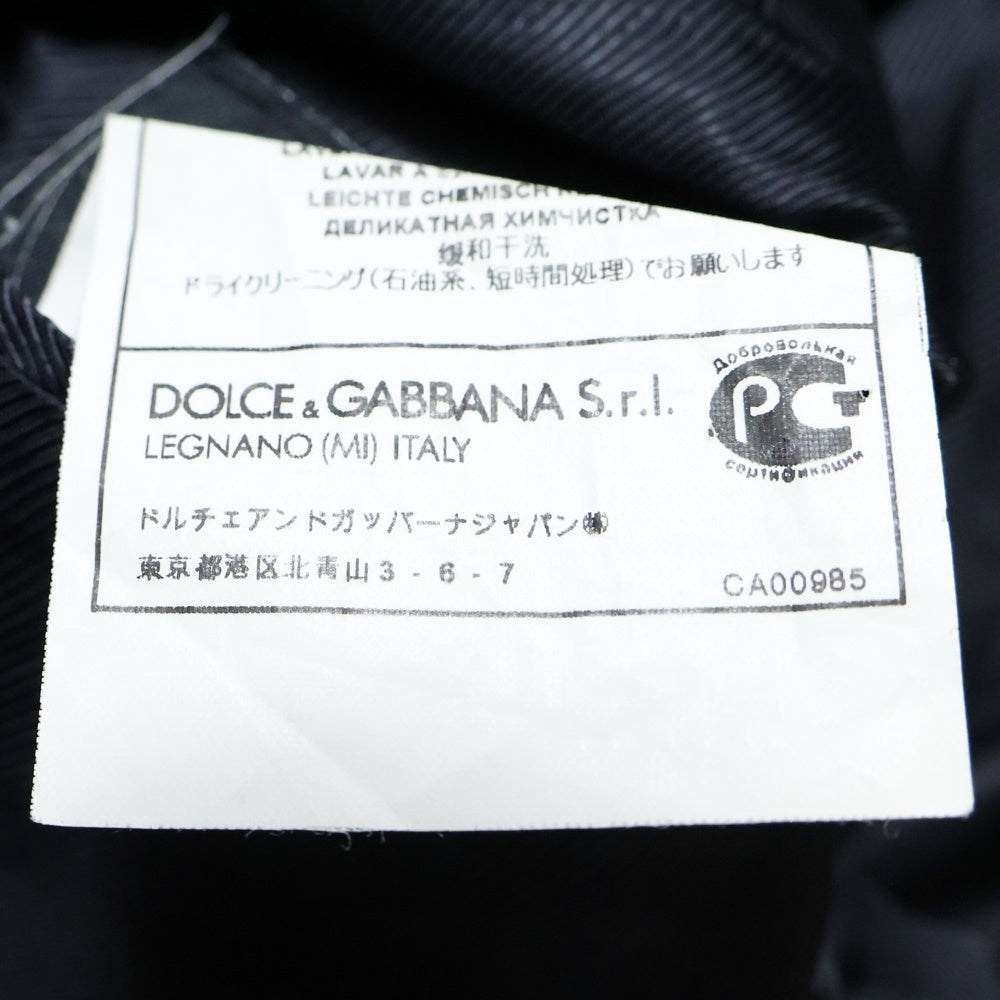 DOLCE & GABBANA(ドルチェアンドガッバーナ) ウール テーラードジャケット ブラック