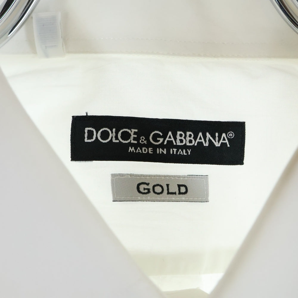DOLCE & GABBANA(ドルチェアンドガッバーナ) コットン ロングスリーブ 長袖シャツ ホワイト