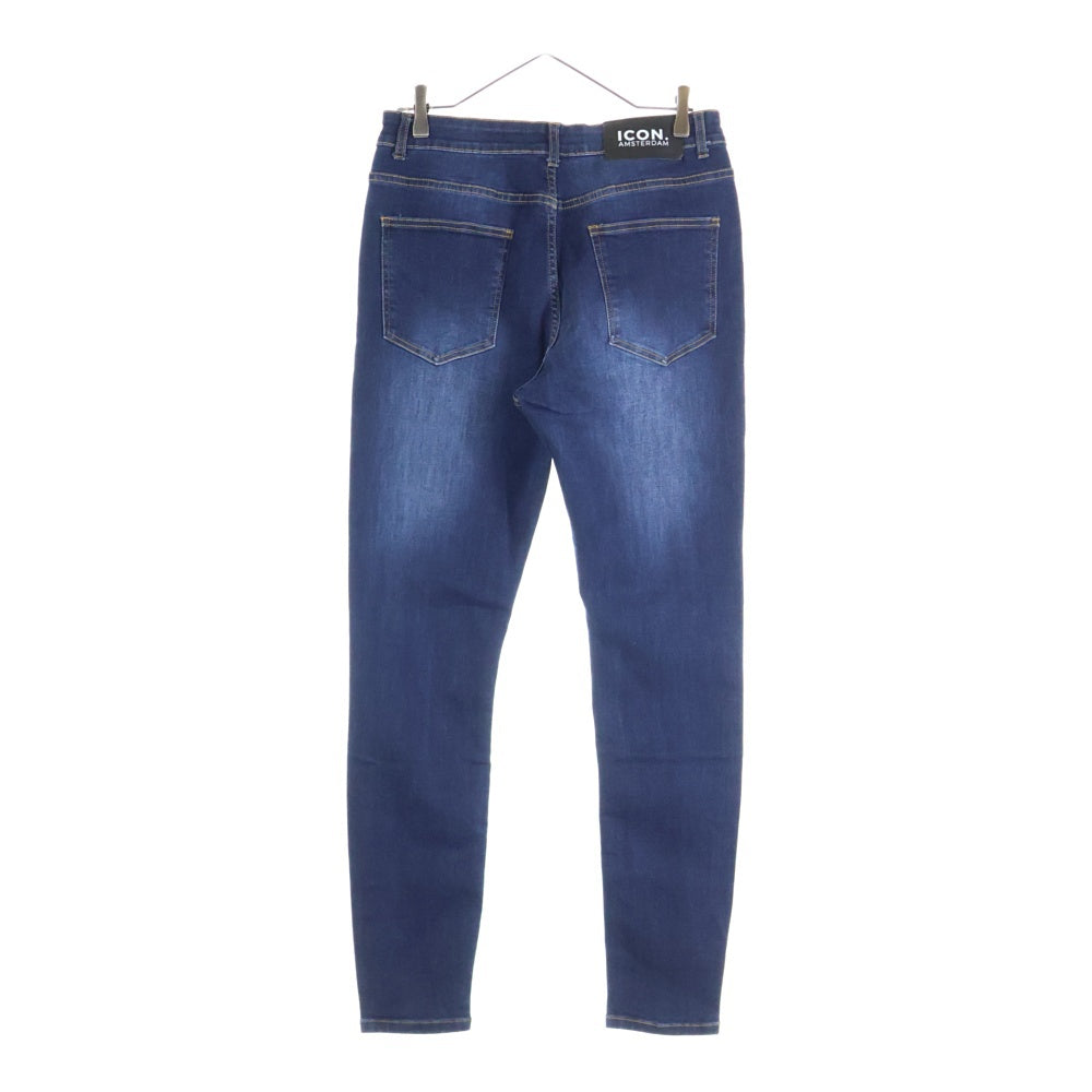 ICON(アイコン) ストレッチ スキニーデニムパンツ ジーンズ インディゴ