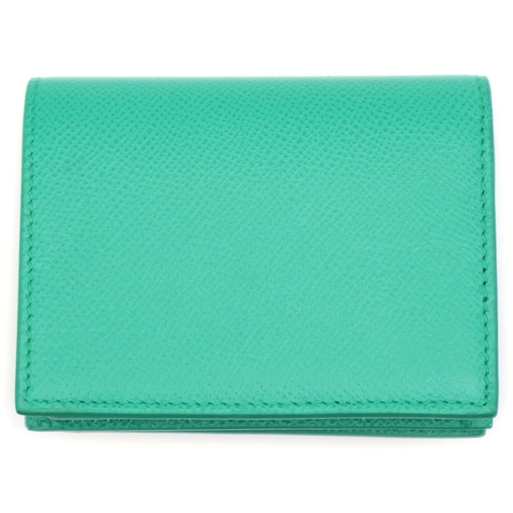 FERRAGAMO(フェラガモ) ヴァラリボン 二つ折り レザー コンパクトウォレット 財布 グリーン JL-22 D515