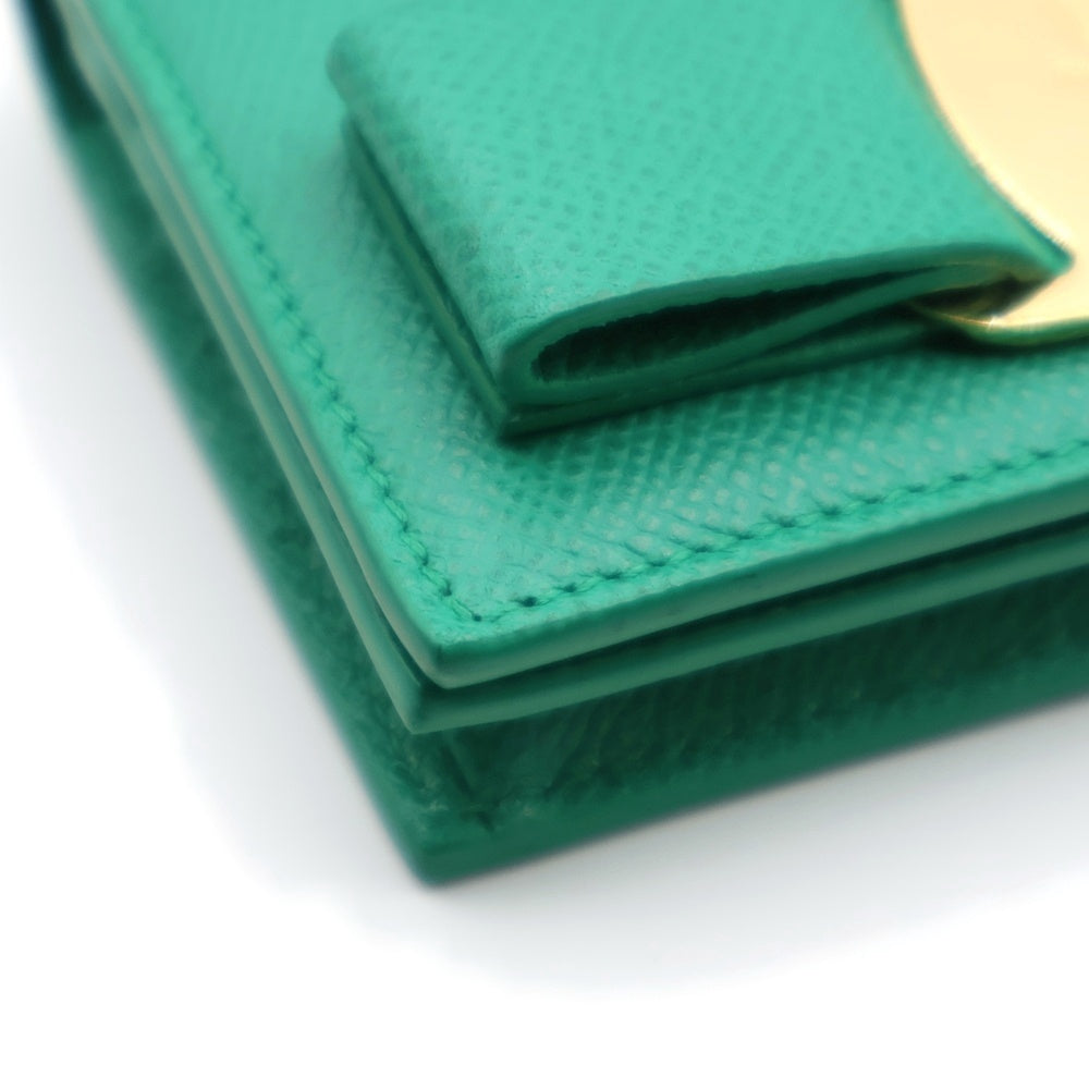 FERRAGAMO(フェラガモ) ヴァラリボン 二つ折り レザー コンパクト