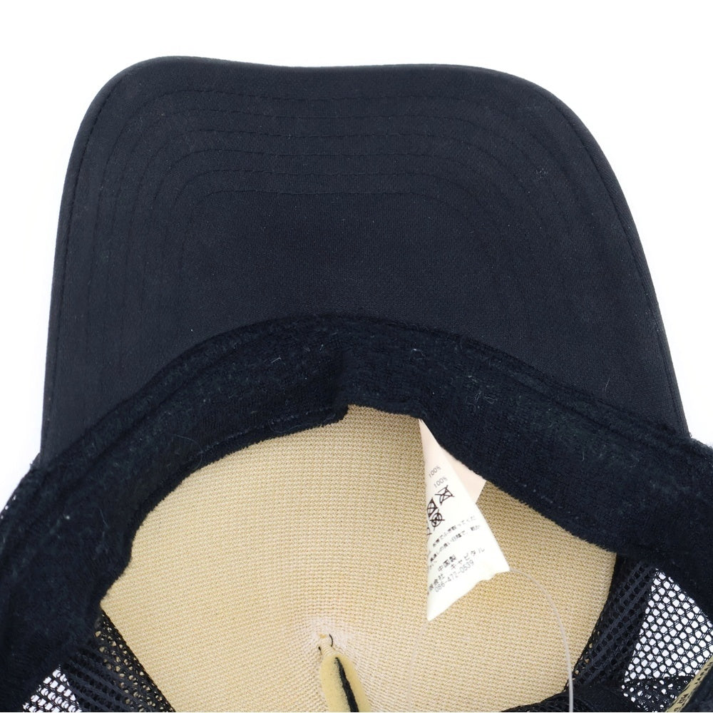 KAPITAL(キャピタル) LOVE&PEACE AND BEETHOVE ラブアンドピース アンド ベートーヴェン メッシュキャップ K2009XH816 ブラック