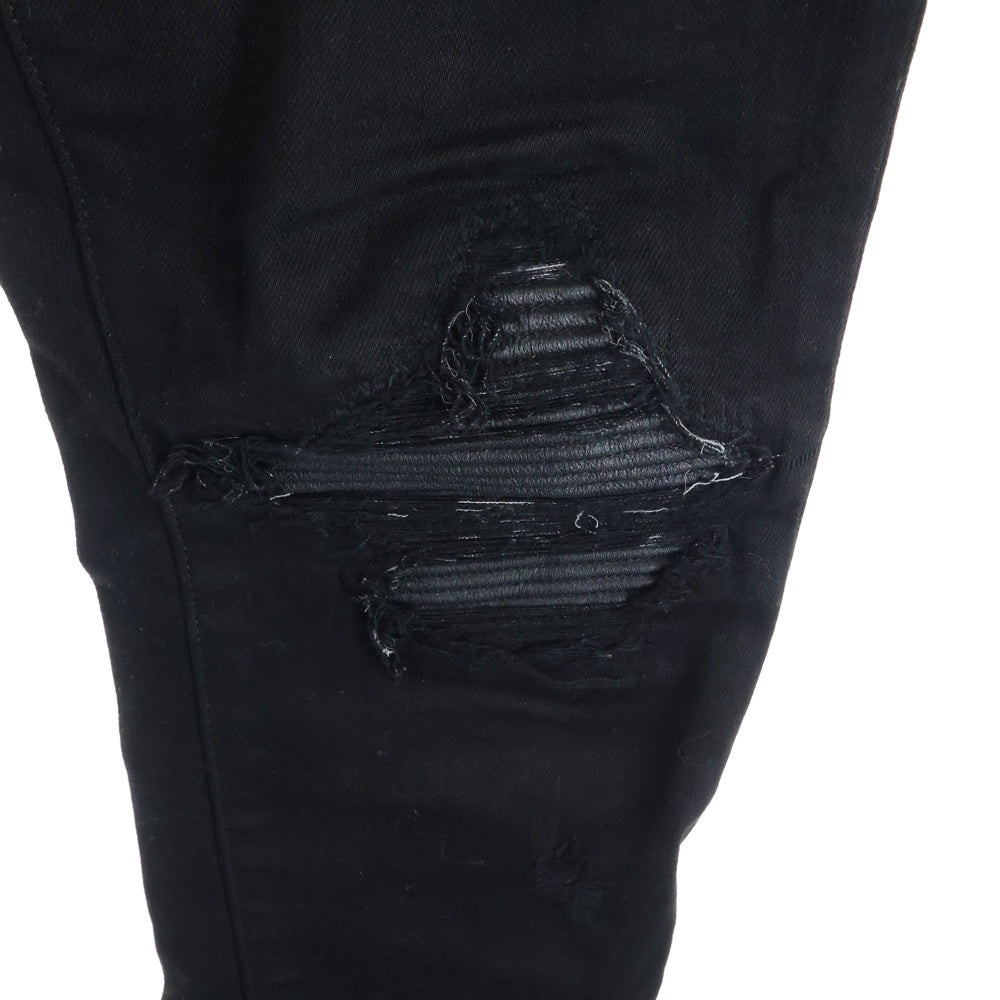 AMIRI MX1ブラックデニムジーンズダメージ加工サイズ30 AMIRI MX1ブラックデニムジーンズダメージ加工サイズ30 AMIRI MX1